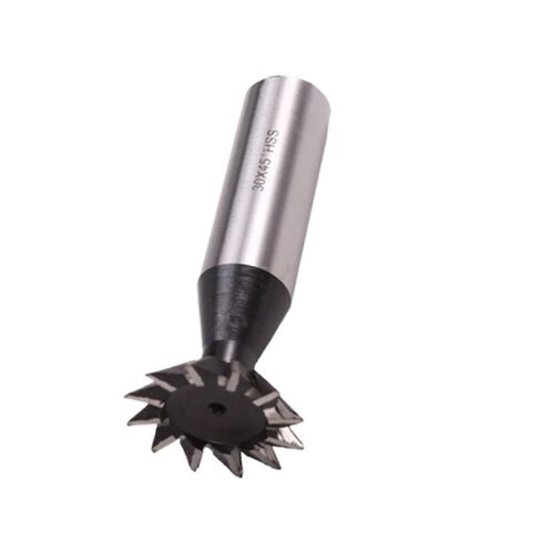 Dovetail Milling Cutter,1pc Dovetail Cutter 32X45 Degrees, 12 Edges HSS CNC Router Bit, Dovetail Milling Cutter End Mill 16mm in Kuwait