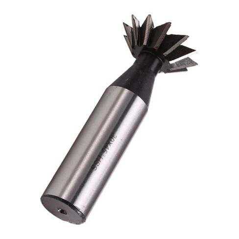Dovetail Milling Cutter,1pc Dovetail Cutter 32X45 Degrees, 12 Edges HSS CNC Router Bit, Dovetail Milling Cutter End Mill 16mm in Kuwait