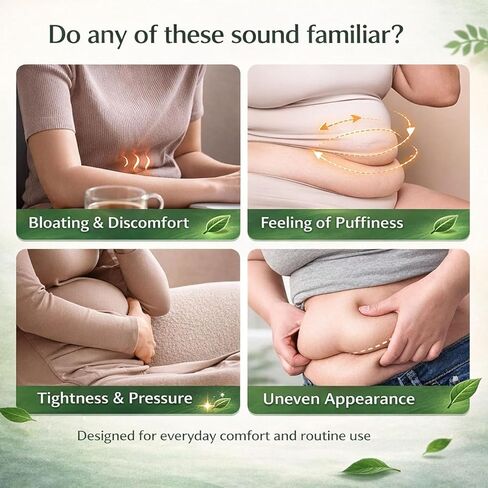 قطعتان من وسادة التوازن العشبية - مكونات نباتية، تصميم لاصق مريح، استخدام موضعي سهل، يعزز راحة البطن، تصميم غير مهيج in Kuwait