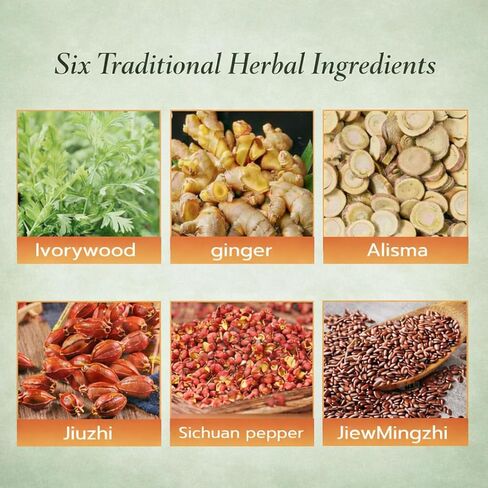 قطعتان من وسادة التوازن العشبية - مكونات نباتية، تصميم لاصق مريح، استخدام موضعي سهل، يعزز راحة البطن، تصميم غير مهيج in Kuwait