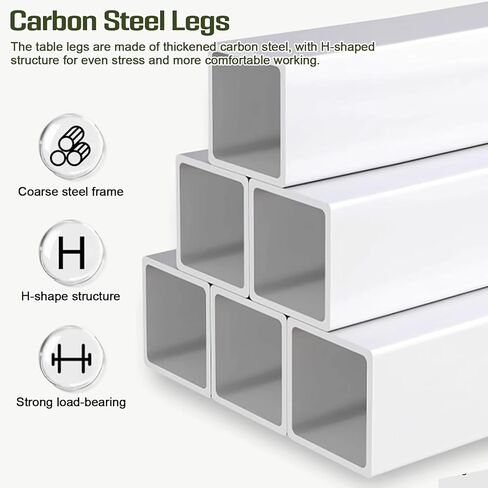 HUATOL Mobile Over The Bed Table, Tilting Laptop Tray with Height and Length Frame Adjustment, Extendable Computer Workstation for Home Office,Dining Bar Table,Rolling Bed Bar Desks. in Kuwait