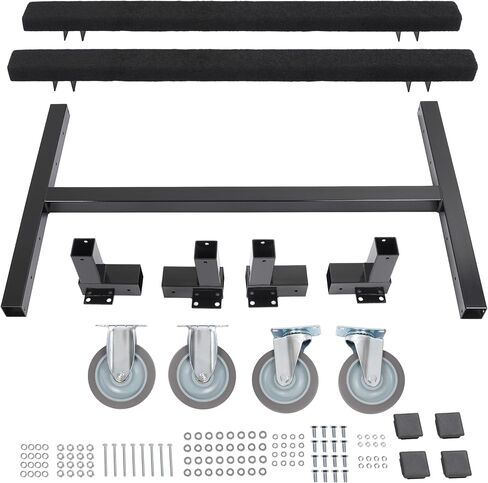 ECOTRIC Black Watercraft PWC Dolly, 1400 LBS Jet Ski Stand Boat Compatible with Sea-Doo Yamaha Kawasaki Kayaks, Jet Skis, Speedboats, Adjustable Cart W/Four Casters Heavy-Duty Steel in Saudi Arabia
