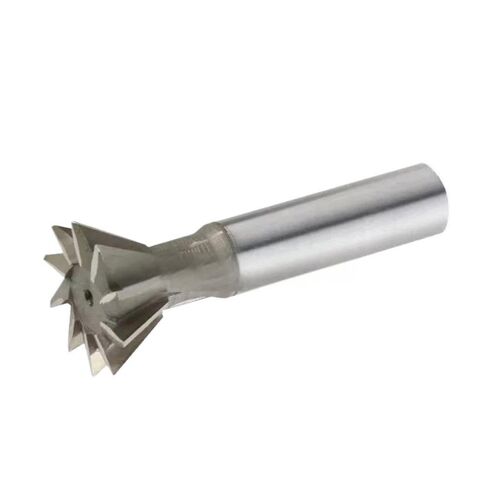 Dovetail Milling Cutter,1pc High Speed Steel Dovetail Cutter, 45 55 60 Degrees Dovetail End Mill, Milling Tool Machine Straight Handle(12MM*45)(50MM*60) in Kuwait