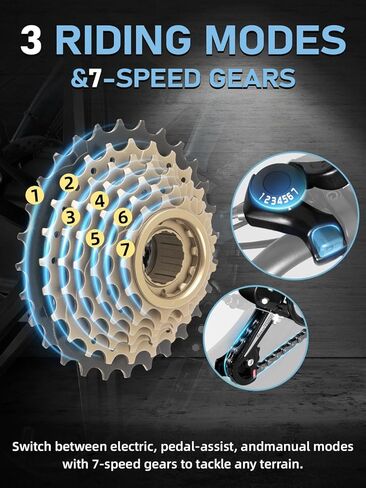 DEEPOWER Electric Bike for Adults,1500W Peak Motor 30MPH Electric Dirt Bike,Dual Suspension Ebikes for Adults, 20" Fat Tire E Bike with 624Wh 40 Miles Battery,UL2849 Tested in Kuwait