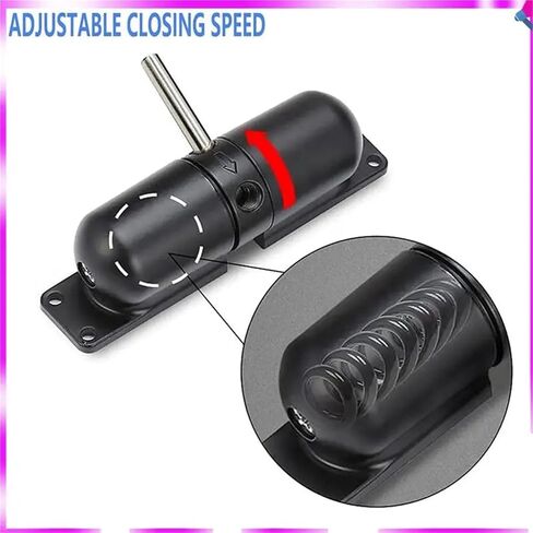 N96R Door Closer Safety Spring Closers,Adjustable Closing Hinge, for Self in Saudi Arabia