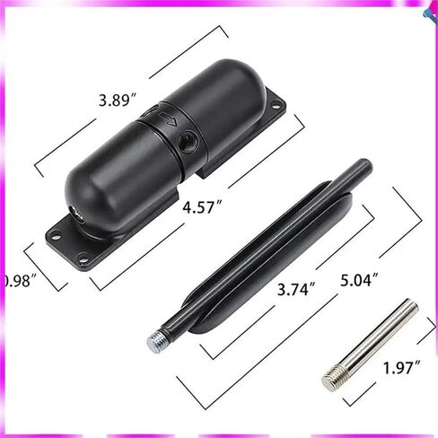 N96R Door Closer Safety Spring Closers,Adjustable Closing Hinge, for Self in Saudi Arabia
