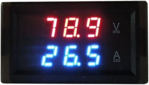 DC 0-50A Voltage Current Meter DC 100V 300V 600V Voltmeter Ammeter with Transformer Sensor Meter with CT 0.28'' LED(DC300V) in Saudi Arabia