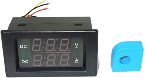 DC 0~100V DC 0-50A CT with Sensor Voltmeter Ammeter Dual Meter LED Digital Voltage Current Dual Meter Voltmeter Tester in Saudi Arabia
