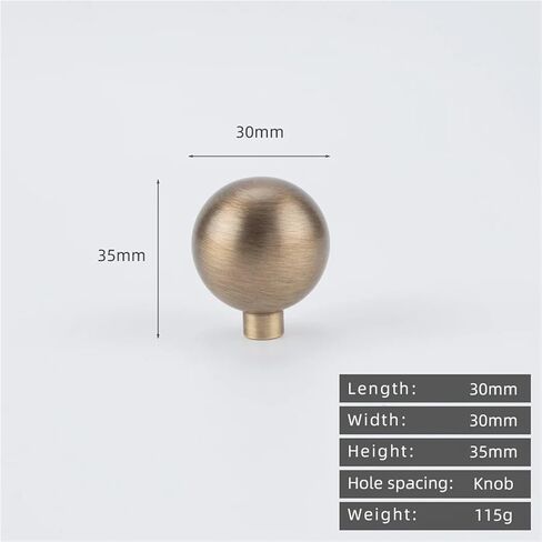 Antique Brass Retro Cabinet Solid Furniture Hardware Drawer Handle 1Pcs(1029-2-30-Antique) in Saudi Arabia