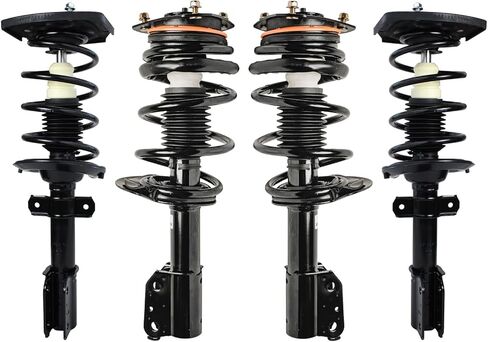 Detroit Axle - 4pc Struts for Buick LaCrosse Regal Century Allure Pontiac Grand Prix, 4 Complete Front and Rear Struts Coil Spring Assembly Replacement Suspension Strut Shocks in Saudi Arabia