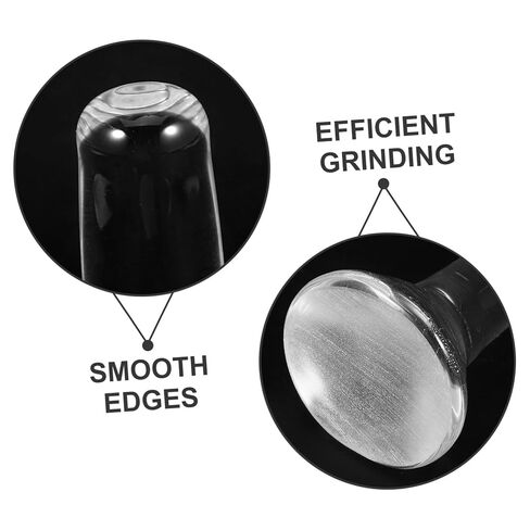 Manual Grinder Stick Flat Bottom Crystal for Spice Grinding Heat Resistant in Saudi Arabia
