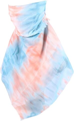 minkissy Breathable Face Veil Scarf for Women UV Protection Summer Mask Lightweight and Comfortable Neck Drape for Outdoor Activities for in Saudi Arabia