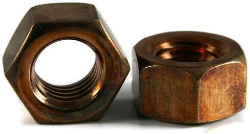 Hex Finish Nuts Silicon Bronze - 1/4"-20 (7/16" Flats x 7/32" Thick) Qty-25 in Saudi Arabia