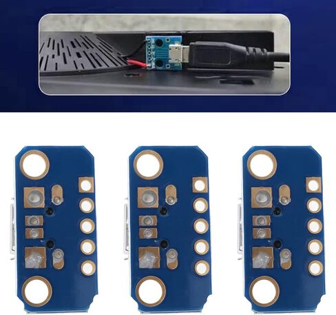 ECSiING 3 قطع 1833 USB Micro-B لوحة الاختراق متوافقة مع Adafruit USB إلى DIP5 20.5x10mm in Saudi Arabia