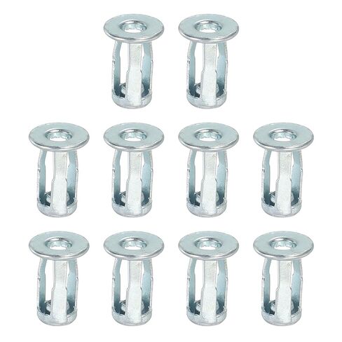 PATIKIL Expansion Screw Petal Nuts M8, 10 Pcs Jack Nut Carbon Steel Petal Shape Rivet Nut Insert Nuts Fasteners for Hollow Wall Thin Soft Wall Iron Skin in Saudi Arabia