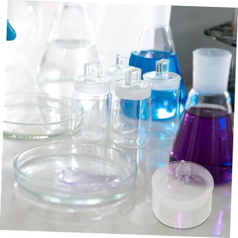 Cabilock Glass Sampling Weighing Bottles Low Form 50x30mm 2pcs Set with Lids Laboratory Glass Weighing Jar and Sampling in Saudi Arabia