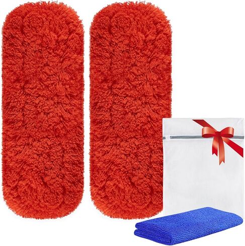 Reusable Microfiber Duster Refills Compatible with MR.SIGA & OXO Dusters – Washable Duster Replacement Heads for Scratch-Free Dust and Hair Cleaning (Included Microfiber Cleaning Cloth & Laundry Bag) in Kuwait