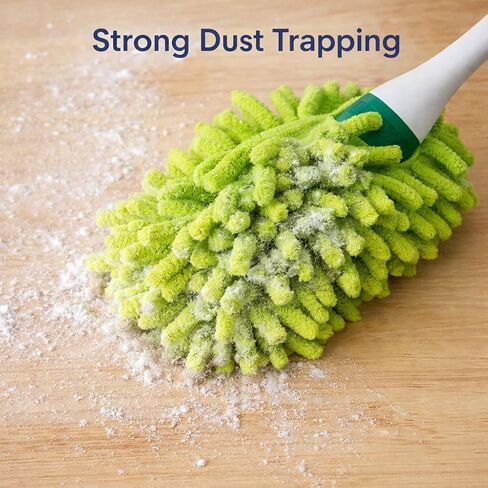 LIBMAN Microfiber Duster for Car Cleaning - Reusable Washable Hand Duster for Furniture, Screens, Shelves, Blinds - Traps Dust & Allergens in Saudi Arabia