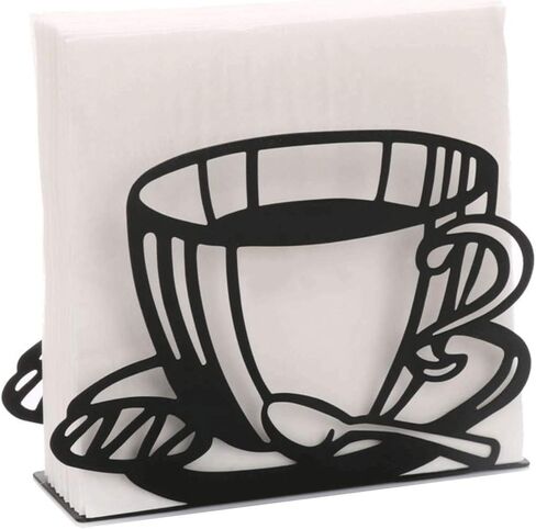 Modern Standing Napkin Holder Black Cactus Tableware Napkin Dispenser Paper for Kitchen Dining Coffee Shop Picnic Bar Countertop Kitchen Accessories in Saudi Arabia