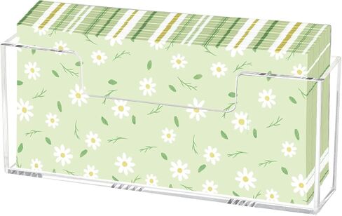 حامل مناديل أكريليك، حامل مناشف يد للاستعمال مرة واحدة للحمام، صينية مناديل طاولة الطعام للمنزل، المطعم، المطبخ، عبوة واحدة in Kuwait