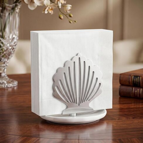 حامل مناديل سيراميك من فروميوم للطاولة، قاعدة قابلة للتنظيف وغير قابلة للانزلاق، حوامل مناديل مزخرفة ذهبية، Servilleteros para Mesas Elegantes in Kuwait