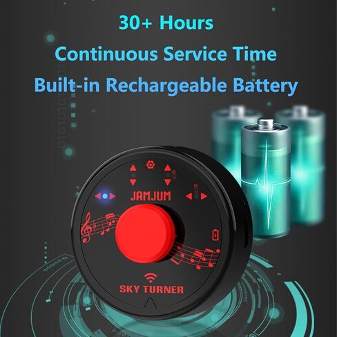 Wireless Page Turner Pedal, Bluetooth Page Turner, Portable Smart Bluetooth Music Foot Pedal, Hand Free Sheet Music Reading Page Turns for iPad Tablet Android IOS Phones Music Scores E-books PPT (Red) in Kuwait