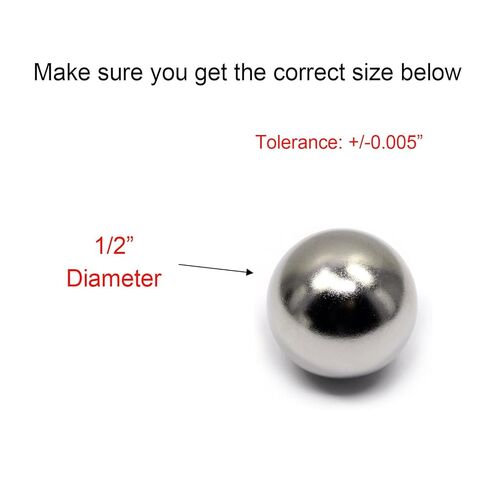 N42 مغناطيس نيوديميوم كروي، قطر 0.5 بوصة - 16 حزمة، مغناطيس أرضي نادر دائري 1/2 بوصة للأغراض التعليمية أو البحثية أو المهنية أو التجارية أو الصناعية فقط in Kuwait