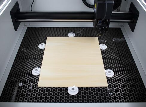 Magnetic Anti-Flashback Risers for Laser Cutting and Engraving, Raises Material 1/4" Off Honeycomb Bed for Clean Cuts, 43mm Strong Magnet Keeps Material Secure and Flat, 6 Pack in Saudi Arabia