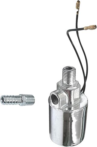 1/4 بوصة NPT 12V 24V صمام الملف اللولبي الكهربائي لشاحنة القطار، صمام الملف اللولبي لبوق الهواء شديد التحمل مع غطاء معدني مطلي بالكروم، 150 رطل لكل بوصة مربعة in Saudi Arabia