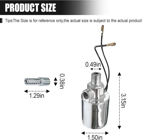 1/4 بوصة NPT 12V 24V صمام الملف اللولبي الكهربائي لشاحنة القطار، صمام الملف اللولبي لبوق الهواء شديد التحمل مع غطاء معدني مطلي بالكروم، 150 رطل لكل بوصة مربعة in Saudi Arabia