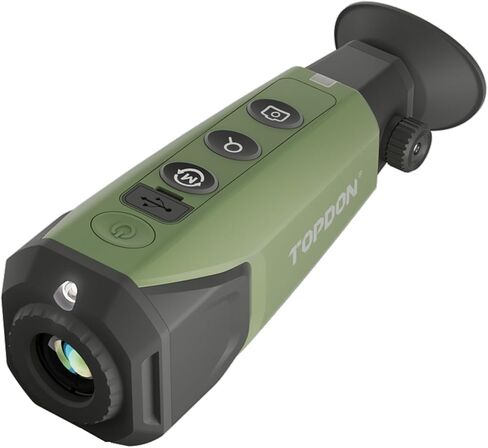 TOPDON TS004 Pro Thermal Imaging Monocular, 512 x 384 TISR 384 x 288 IR Resolution, Supported Wireless Connection, 19mm 50Hz Thermal Night Vision with 11h Battery Life, IP67 Monocular for Hunting in Kuwait