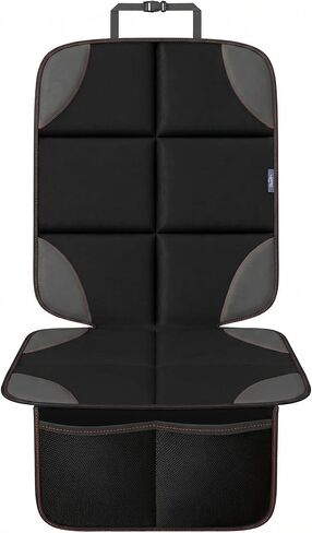 2 Pack Car Seat Protector for Child Car Seat/Pets,Waterproof Non-Slip 600D Polyester Seat Protector Under Baby Seat, Car Seat Cover with Storage Pockets–Durable Easy to Clean-Universal Size in Saudi Arabia