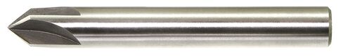 Drillco 3800E Series High-Speed Steel Machine Countersink, Uncoated (Bright) Finish, 4 Flute, 1/2" Shank Diameter, 1" Size, 82 Degrees Point Angle in Kuwait