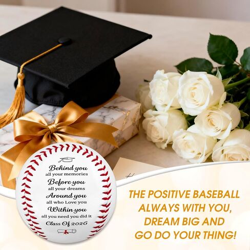 2026 Graduation Baseball for Boys, High School College Gradaution Gifts for Son, Class of 2026 Senior 2026 Baseball Graduates Gifts for Him, Inspirational Baseballs, Senior Baseballs Night Gift in Saudi Arabia