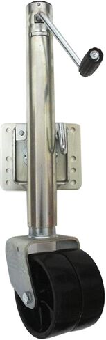 Heavy-Duty Bolt-On Swivel Jack - Boat Trailer Jack, Side Rocking Guide Wheel Trailer Jack, Lift Trailer Accessories, Adjustable Height Caster, 1500 Lbs Capacit in Saudi Arabia