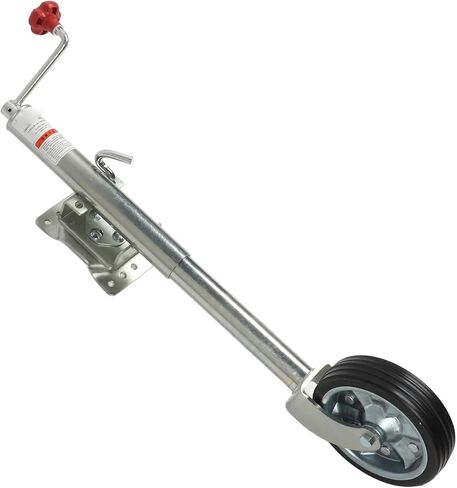 Boat Trailer Jack - Trailer Jack Wheel, Folding Jockey Wheel Support, Heavy-Duty Trailer Tongue Jack,1500 Lbs Capacity, 8'' Steel Rim Wheel, for Boat, Motorhome,Rubber Clad Iron Wheel in Saudi Arabia
