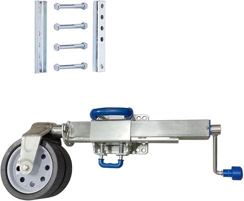 Trailer Jack Wheel - 360° Heavy Duty 20Cm Double Wheel Trailer Guide Wheel, Lift Swivel Trailer Jack, Load Capacity 760Kg, Heavy Duty Marine Swivel Trailer Jac,760kg/1675lb in Saudi Arabia