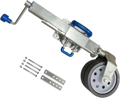 Trailer Jack Wheel - 360° Heavy Duty 20Cm Double Wheel Trailer Guide Wheel, Lift Swivel Trailer Jack, Load Capacity 760Kg, Heavy Duty Marine Swivel Trailer Jac,760kg/1675lb in Saudi Arabia