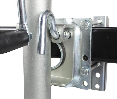 Heavy-Duty Bolt-On Swivel Jack - Boat Trailer Jack with Wheel, Swivel Jockey Wheel Trailer, Heavy Duty Caravan Trailer Wheel with 15Cm Double Wheels, 25.4Cm St,6in wheel/1500lb in Saudi Arabia