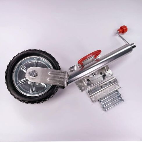 Lift Swivel Trailer Jack - 10In Wheel Folding Jockey Wheel Support, Trailer Jack Wheel, Heavy Duty Boat Trailer Guide Wheel, 900Kg Capacity, 24Cm Height, for B,10in Wheel in Saudi Arabia