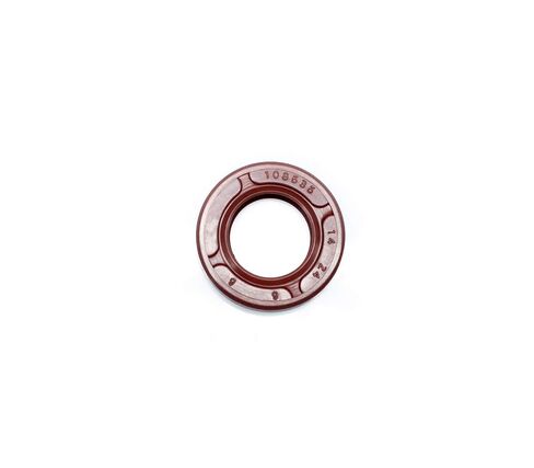 EAI 14mm x 24mm x 6mm FPM/FKM TC Double Lip w/Stainless Steel Spring Oil Seal. Comp. /w Viton Shaft Seal in Saudi Arabia