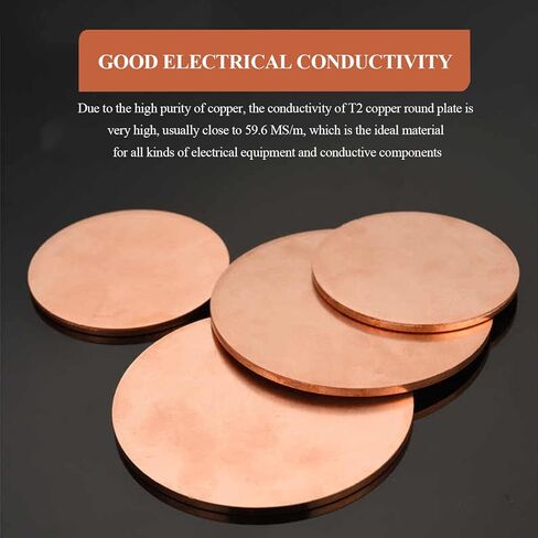 Brass disc， 3 mm Thick Copper Round Plate, Diameter 60-85 mm Metal Circle Sheet Suitable for Craftsmanship and Industrial Purposes,Fuchsia(3x70 mm) in Saudi Arabia