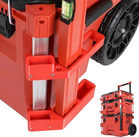 حامل مسطرة ومستوى مزدوج من SWER متوافق مع Milwaukee PACKOUT، حامل أدوات لملحقات PACKOUT in Kuwait