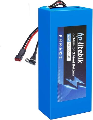 36V 10Ah, Battery Lithium Ebike Scooter with 30A BMS for 0-1000W Motor, Lithium Replacement Battery with XT60 Adaptor, Charger, T Plug in Saudi Arabia