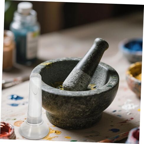 Housoutil Glass Pigment Grinding Pestle Tool Clear Manual Grinding Rod for Watercolor Oil Paints Ergonomic Design Durable Versatile for Artists in Saudi Arabia