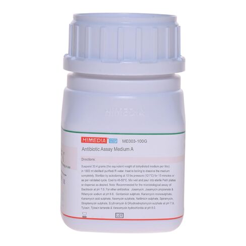 ME003-500G مقايسة المضادات الحيوية المتوسطة أ، 500 جم in Kuwait