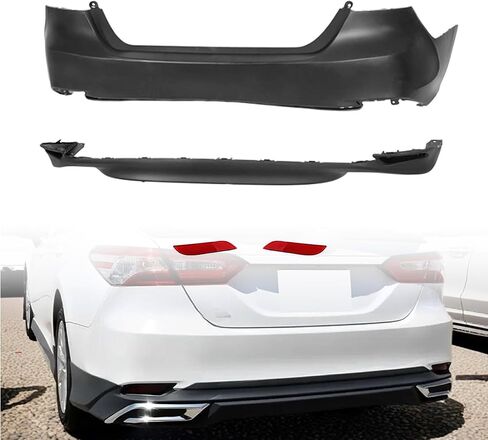 Complete Front Bumper Grille Assembly Compatible with 2024-2025 Toyota Tacoma with Fog Light Brackets & Valance | Direct Replacement | Textured Black Finish in Saudi Arabia
