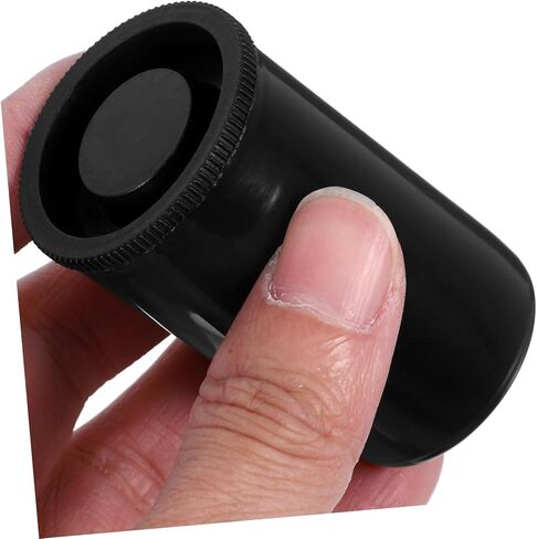 NUOBESTY 24pcs Film Storage Canisters with Caps Protective Plastic Film Canisters Fishing Bait and Organizing Accessories Compact Empty Carrier Black in Saudi Arabia