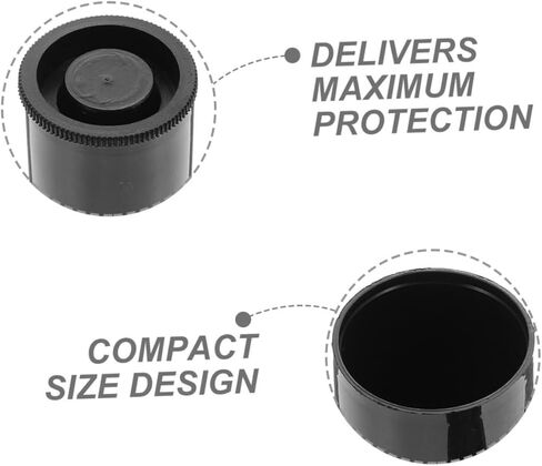 BESTonZON 10pcs Film Storage Case Durable Plastic Film Canisters with Lids for Camera Compact Design for Easy Access for Photography Enthusiasts in Saudi Arabia