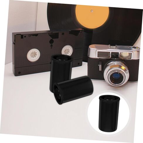 TEHAUX 24-Pack Film Canisters with Caps Plastic Film Storage Containers for Photography with Lids Protective Case in Saudi Arabia